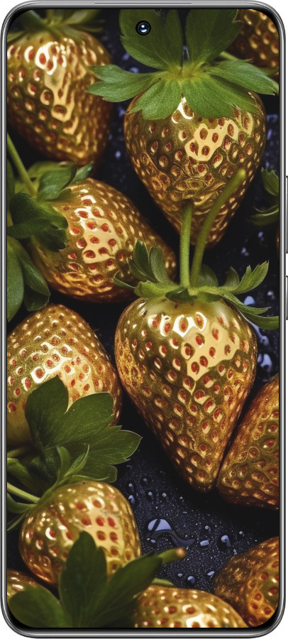 TPU чехол Золотая клубника для Huawei Honor 200 - 5637b-3731 изображение 