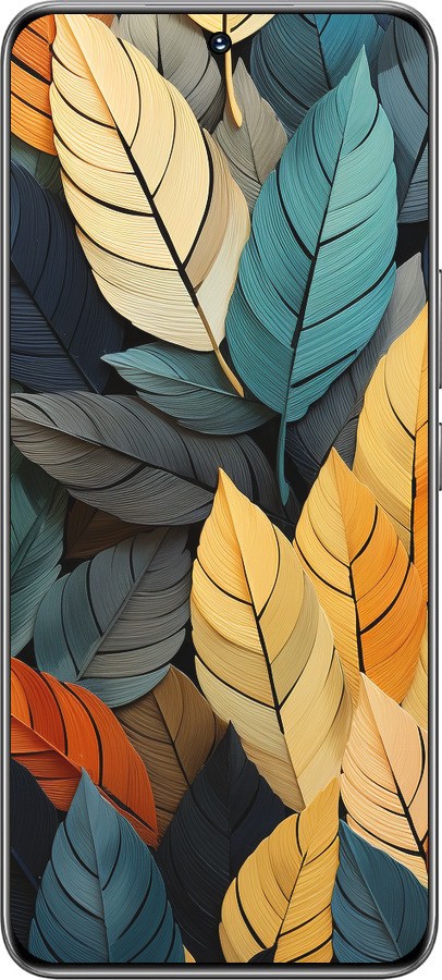 TPU чехол Кольорове листя для Huawei Honor 200 - 5644b-3731 изображение 