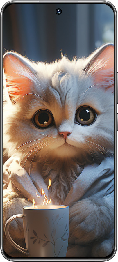 TPU чехол White cat для Huawei Honor 200 - 5646b-3731 изображение 