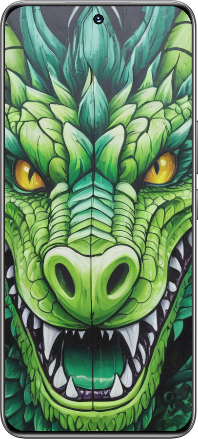 TPU чехол Зелёный дракон для Huawei Honor 200 - 5816b-3731 изображение 