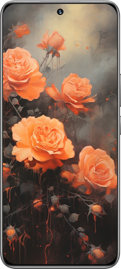 TPU чехол Оранжевые розы для Huawei Honor 200 - 5944b-3731 изображение 