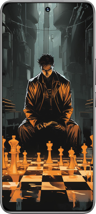 TPU чехол Шахматы для Huawei Honor 200 - 5951b-3731 изображение 