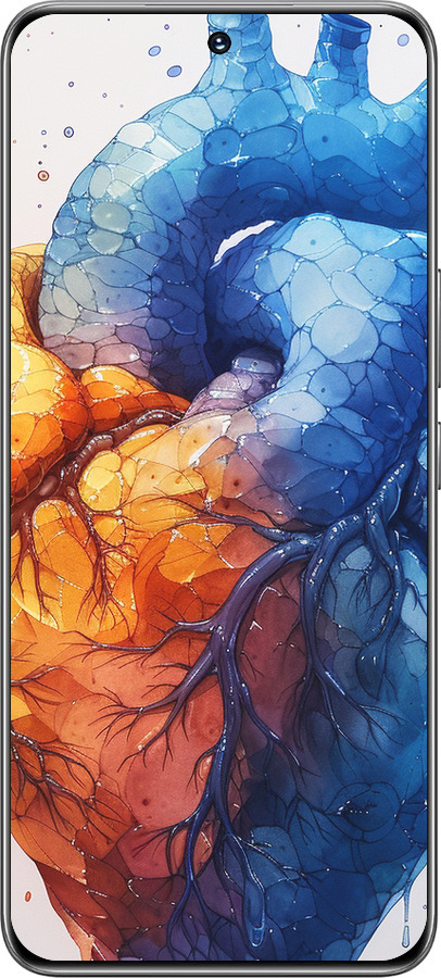 TPU чехол Арт-сердце для Huawei Honor 200 - 6034b-3731 изображение 