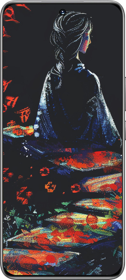 TPU чехол Мечтательная девушка для Huawei Honor 200 - 6042b-3731 изображение 