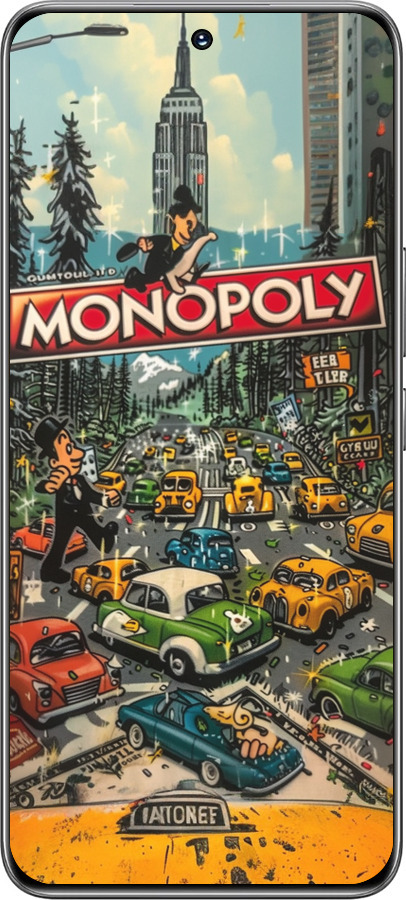 TPU чехол Городской драйв Monopoly для Huawei Honor 200 - 6088b-3731 изображение 