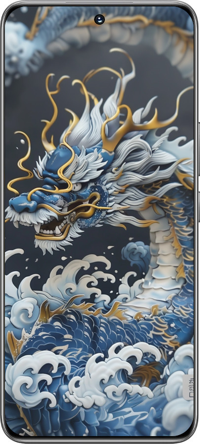 TPU чехол Водяной дракон для Huawei Honor 200 - 6113b-3731 изображение 