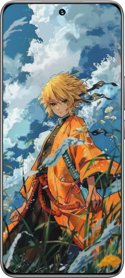 TPU чехол Zenitsu Agatsuma для Huawei Honor 200 - 6117b-3731 изображение 