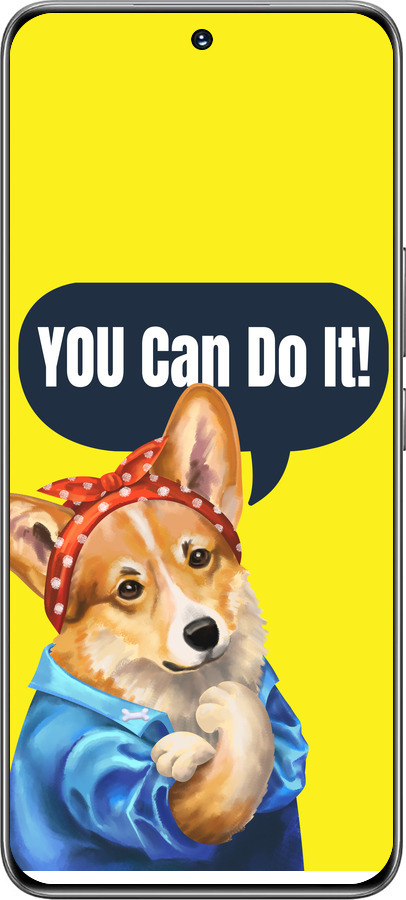 TPU чехол чехол с корги You Can Do It для Huawei Honor 200 - 6184b-3731 изображение 