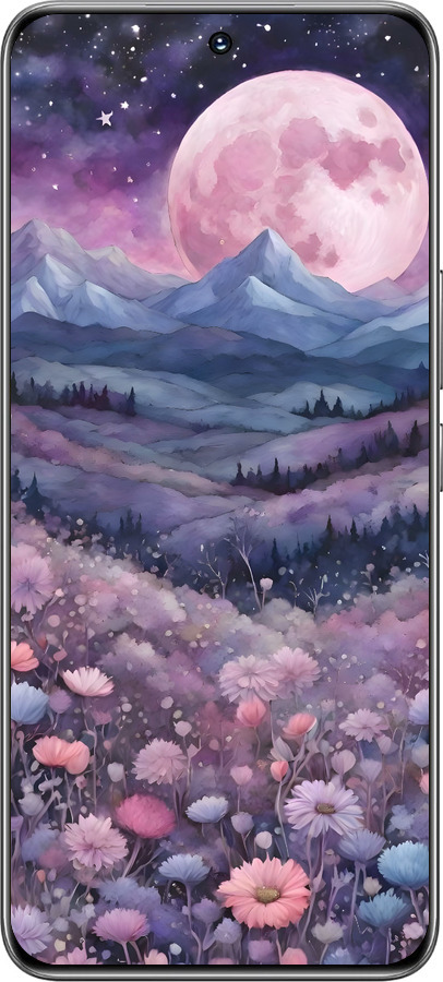 TPU чехол Ночь луна арт для Huawei Honor 200 - 6319b-3731 изображение 