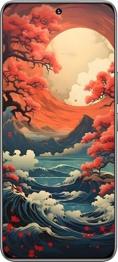 TPU чехол Природа японии для Huawei Honor 200 - 6327b-3731 изображение 