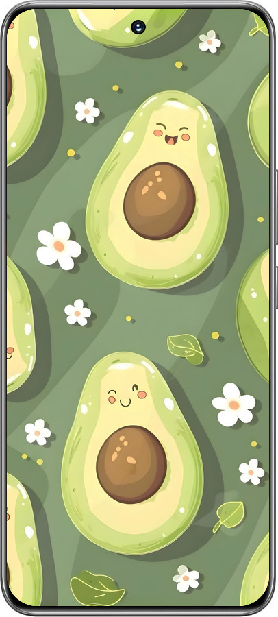 TPU чехол Авокадо для Huawei Honor 200 - 6380b-3731 изображение 