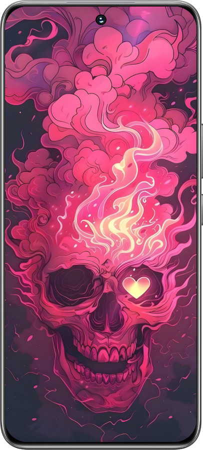 TPU чехол Череп арт для Huawei Honor 200 - 6385b-3731 изображение 