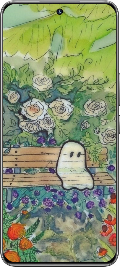 TPU чехол Грустное привидение для Huawei Honor 200 - 6403b-3731 изображение 