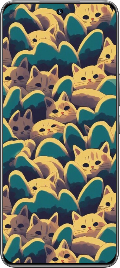 TPU чехол С изображением кошек для Huawei Honor 200 - 6429b-3731 изображение 