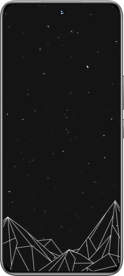 TPU чехол Черно белые абстрактные горы для Huawei Honor 200 - 6437b-3731 изображение 