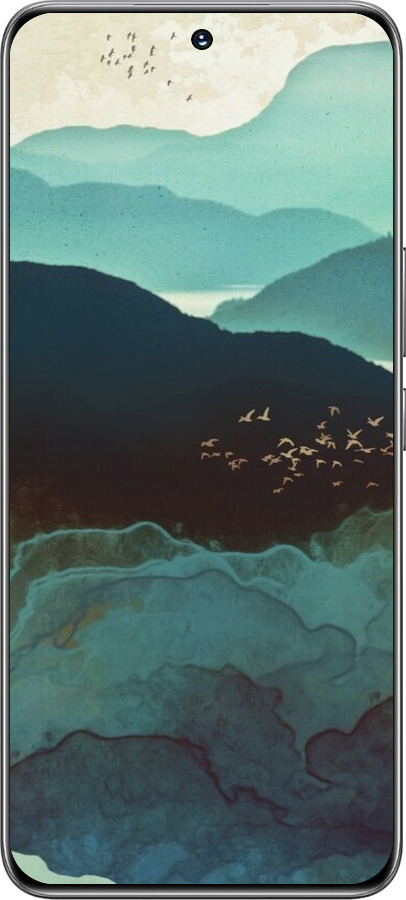 TPU чехол С изображением гор Индиго для Huawei Honor 200 - 6484b-3731 изображение 