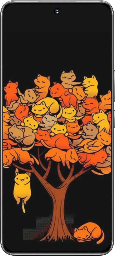TPU чехол Дерево и котики для Huawei Honor 200 - 6516b-3731 изображение 