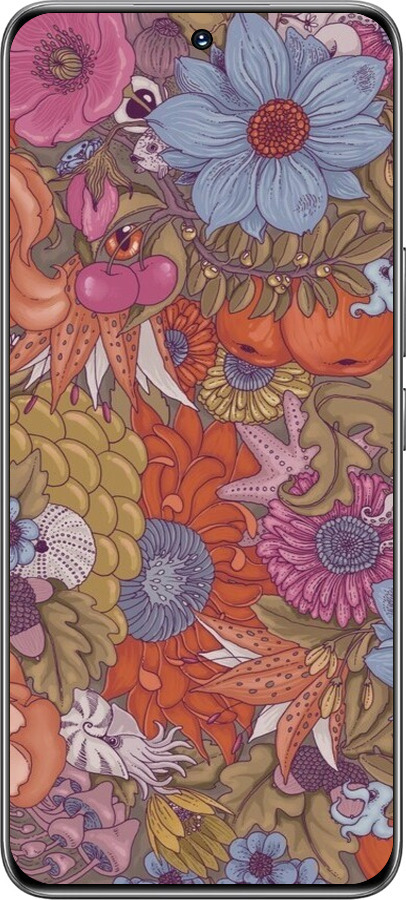 TPU чехол Абстрактные цветы для Huawei Honor 200 - 6526b-3731 изображение 