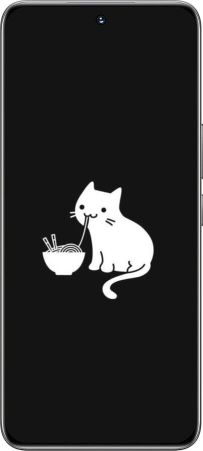TPU чехол С милым котом на черном фоне для Huawei Honor 200 - 6528b-3731 изображение 