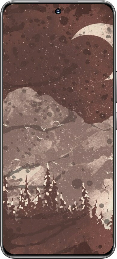 TPU чехол С изображением лунного пейзажа в ночном лесу для Huawei Honor 200 - 6546b-3731 изображение 