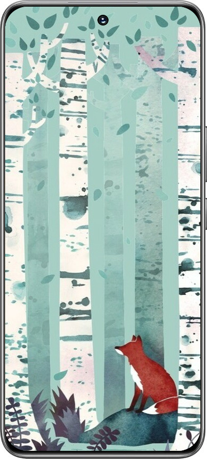 TPU чехол Лис в зелёном лесу для Huawei Honor 200 - 6547b-3731 изображение 
