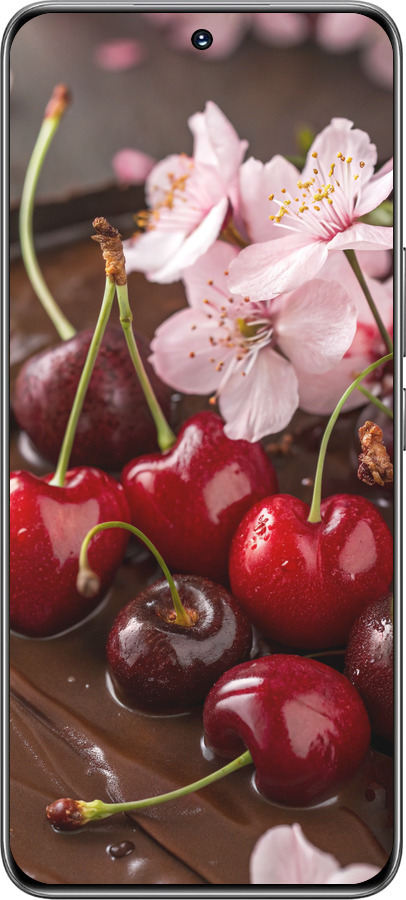 TPU чехол Вишня в шоколаде для Huawei Honor 200 - 6698b-3731 изображение 
