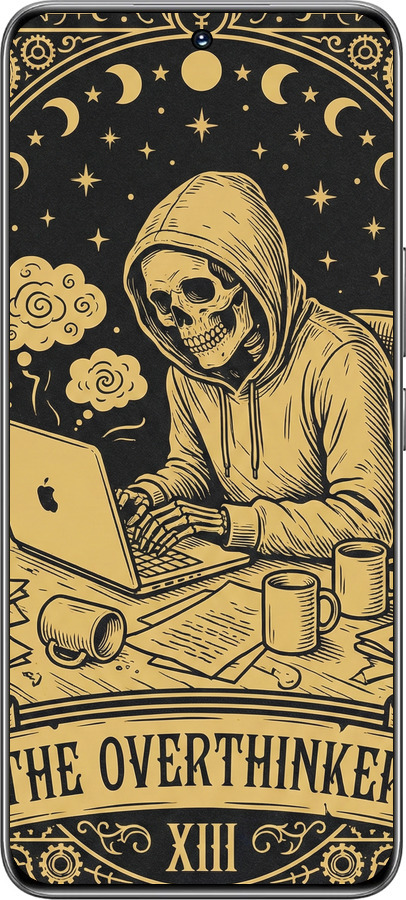 TPU чехол The Overthinker для Huawei Honor 200 - 6774b-3731 изображение 