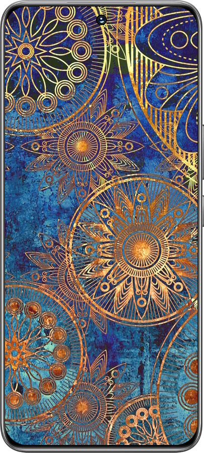 TPU чехол Золотий візерунок для Huawei Honor 200 - 678b-3731 изображение 