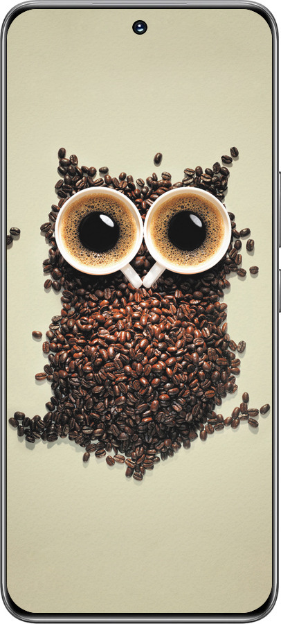 TPU чехол Сова из кофе для Huawei Honor 200 - 777b-3731 изображение 