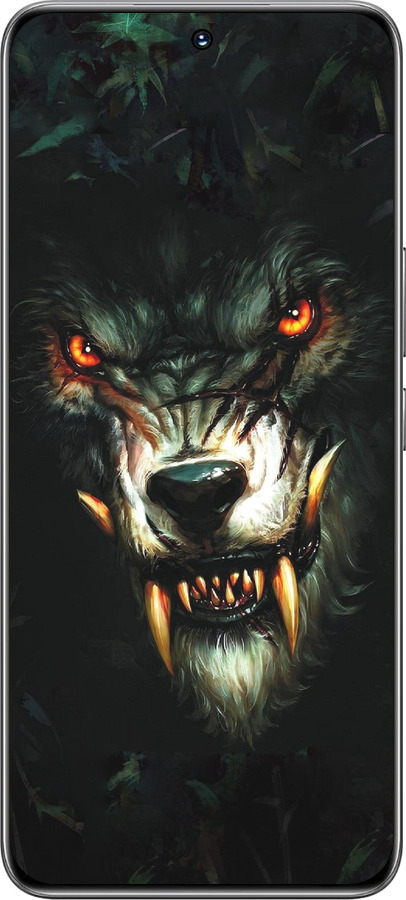 TPU чехол Дьявольский волк для Huawei Honor 200 - 833b-3731 изображение 