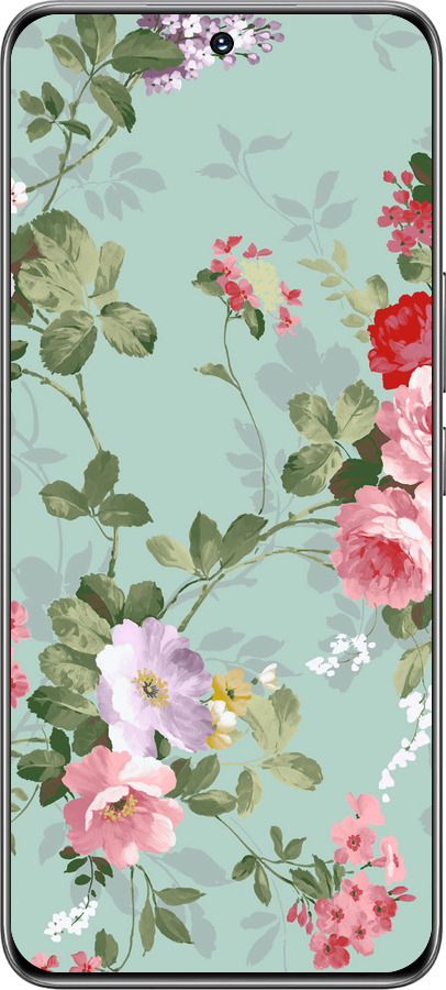 TPU чехол Цветочные обои 2 для Huawei Honor 200 - 862b-3731 изображение 