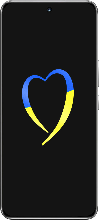 TPU чехол Жёлто-голубое сердце для Huawei Honor 200 - 885b-3731 изображение 