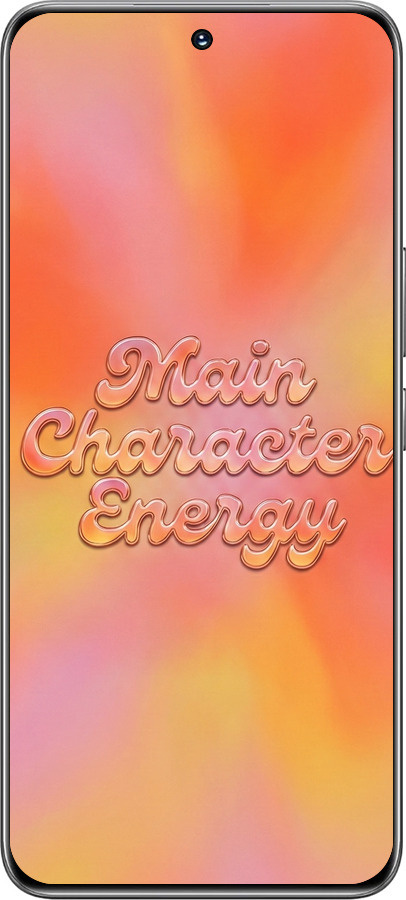 Силиконовый чехол Aura Gradient Main Character Energy Aesthetic Y2K для Huawei Honor 200 - 6783u-3731 изображение 