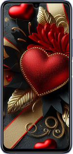 Силіконовий чехол Сердечки v2 для Huawei Honor 30 Lite - 5832u-2074 изображение 