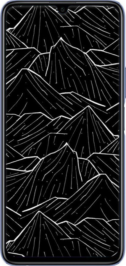 Силіконовий чехол Із зображенням Темних гір для Huawei Honor 30 Lite - 6489u-2074 изображение 