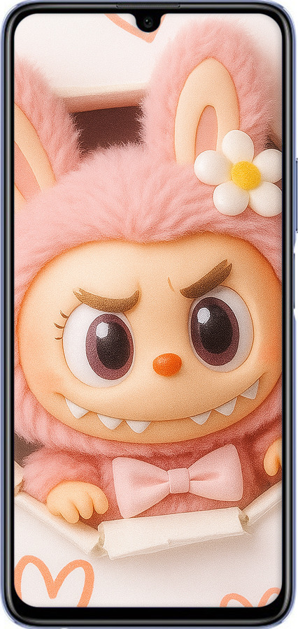 Силіконовий чехол Лабубу 2 для Huawei Honor 30 Lite - 6710u-2074 изображение 
