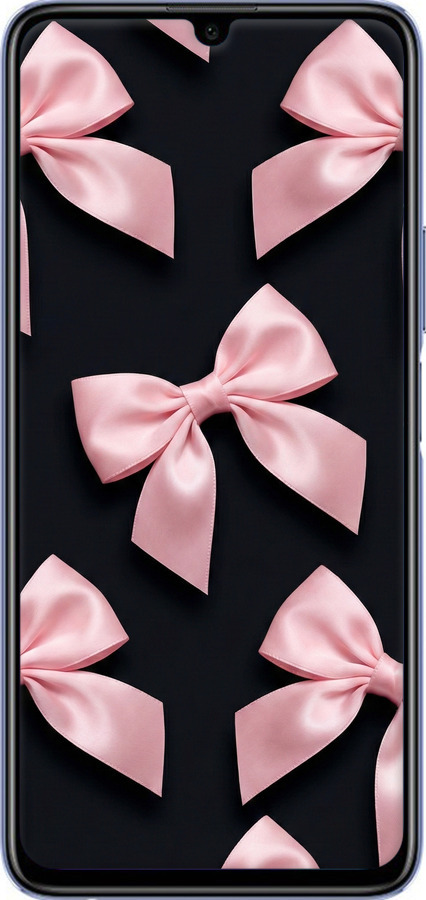 Силиконовый чехол Coquette Ribbons Dark Coquette для Huawei Honor 30 Lite - 6767u-2074 изображение 