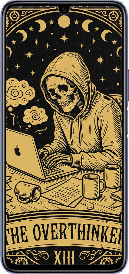 Силіконовий чехол The Overthinker для Huawei Honor 30 Lite - 6774u-2074 изображение 