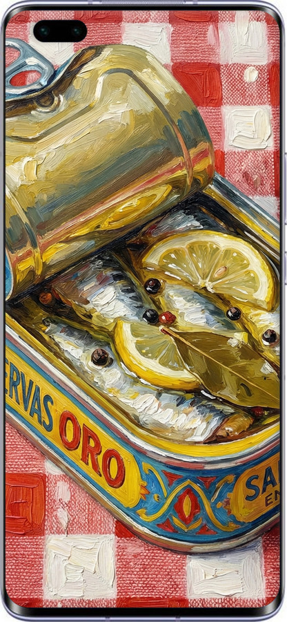 TPU чехол Vintage Sardine Tin Phone для Huawei Honor 30 Pro - 6772b-1920 изображение 