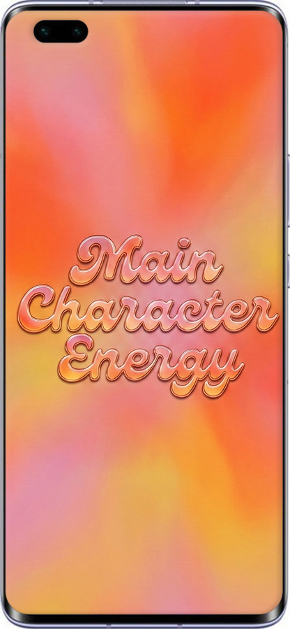 TPU чехол Aura Gradient Main Character Energy Aesthetic Y2K для Huawei Honor 30 Pro - 6783b-1920 изображение 