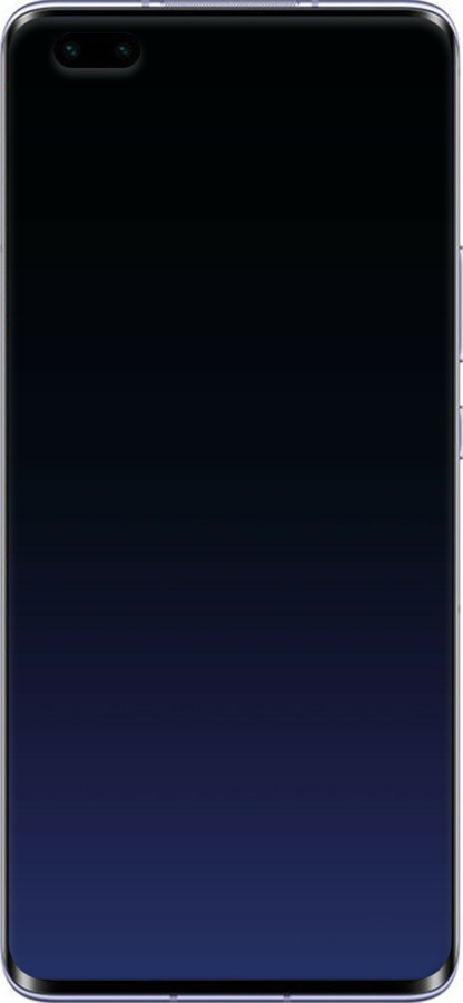 Силиконовый чехол Градиент в тёмно - синем стиле для Huawei Honor 30 Pro - 6542u-1920 изображение 