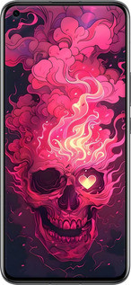TPU чехол Череп арт для Huawei Honor 30 - 6385b-1921 изображение 