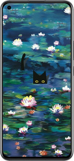 TPU чехол Чехол с изображением водяных лилий Моне и кошек для Huawei Honor 30 - 6399b-1921 изображение 