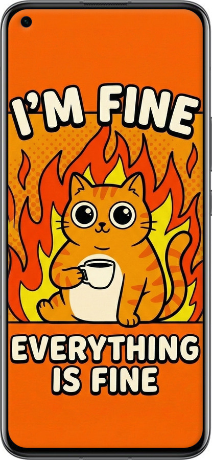 TPU чехол Funny Cat для Huawei Honor 30 - 6786b-1921 изображение 