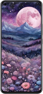 Силіконовий чехол Ніч місяць арт для Huawei Honor 30 - 6319u-1921 изображение 