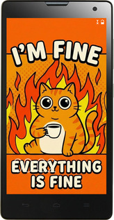 Силиконовый чехол Funny Cat для Huawei Honor 3C - 6786u-307 изображение 