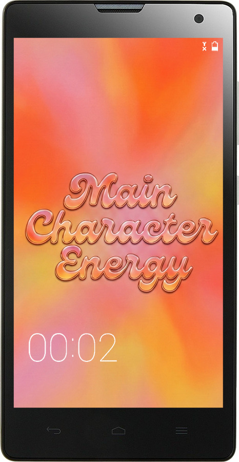 Силіконовий чехол Aura Gradient Main Character Energy Aesthetic Y2K для Huawei Honor 3C - 6783u-307 изображение 