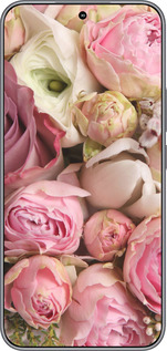 Силиконовый чехол Розы v2 для Huawei Honor 400 5G - 2320u-4017 изображение 