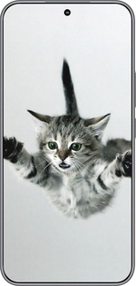 Силиконовый чехол Летящий котёнок для Huawei Honor 400 5G - 2322u-4017 изображение 