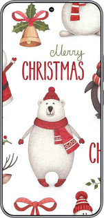 Силіконовий чехол Merry Christmas для Huawei Honor 400 5G - 4106u-4017 изображение 